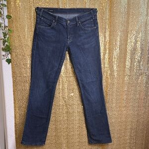 Citizens Of Humanity Jackie Dark Blue Straight Leg Jeans